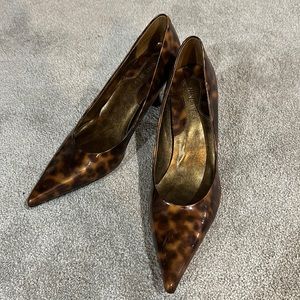 Nine West 7M Leopard Print Heels